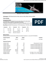 7178-T6511 Property - ASM Material Data Sheet