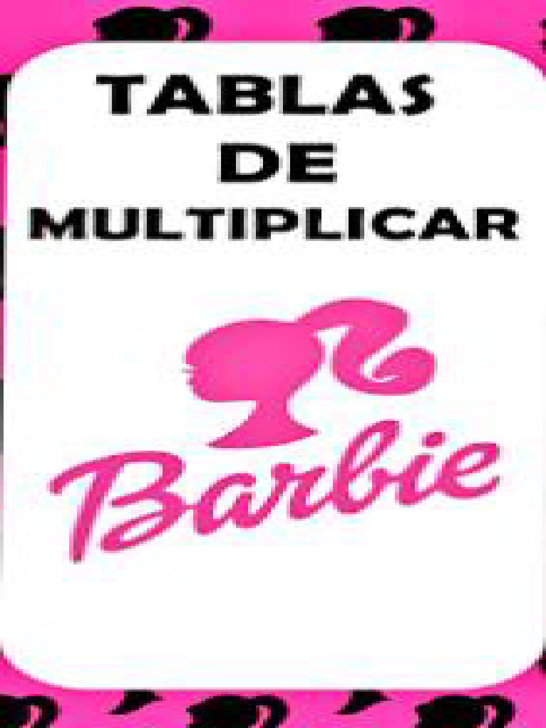 TABLAS MULTIPLICAR BARBIE PDF