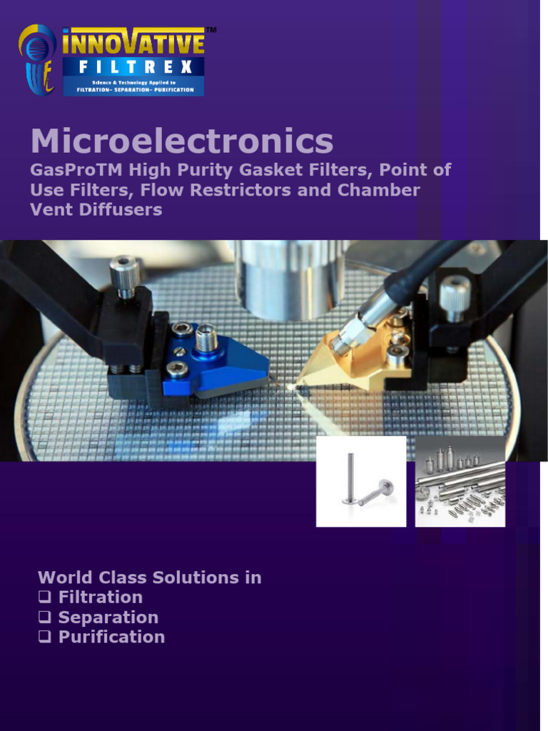 05 Microelectronics Brochure | PDF | Filtration | Sintering