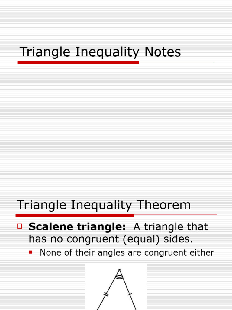 Classifying Triagnles Notes | PDF | Triangle | Angle