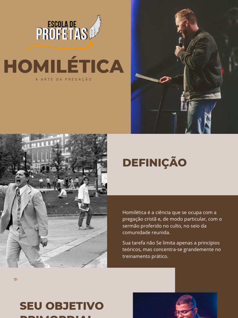 Homilética Escola De Profetas Download Grátis Pdf Palestra Sermão