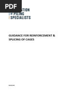 Reinforcement Cage Splicing Guide | PDF | Pipe (Fluid Conveyance ...