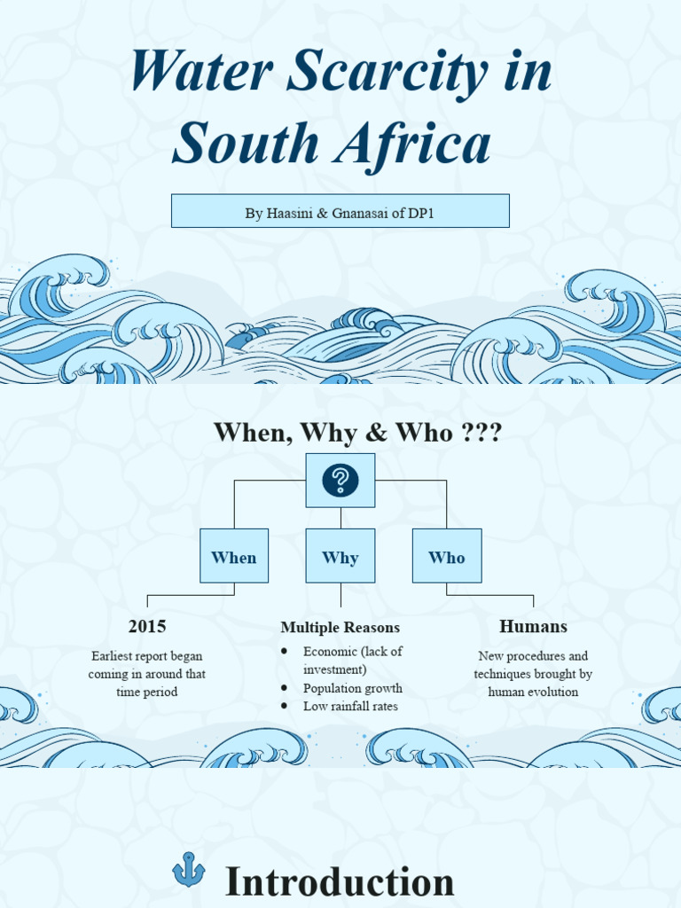 South Africa's Water Scarcity Crisis | PDF | Agriculture | Water Scarcity
