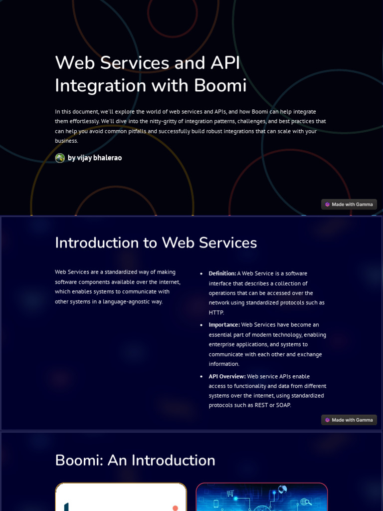 Web Services and API Integration With Boomi | PDF | Web Service | World ...