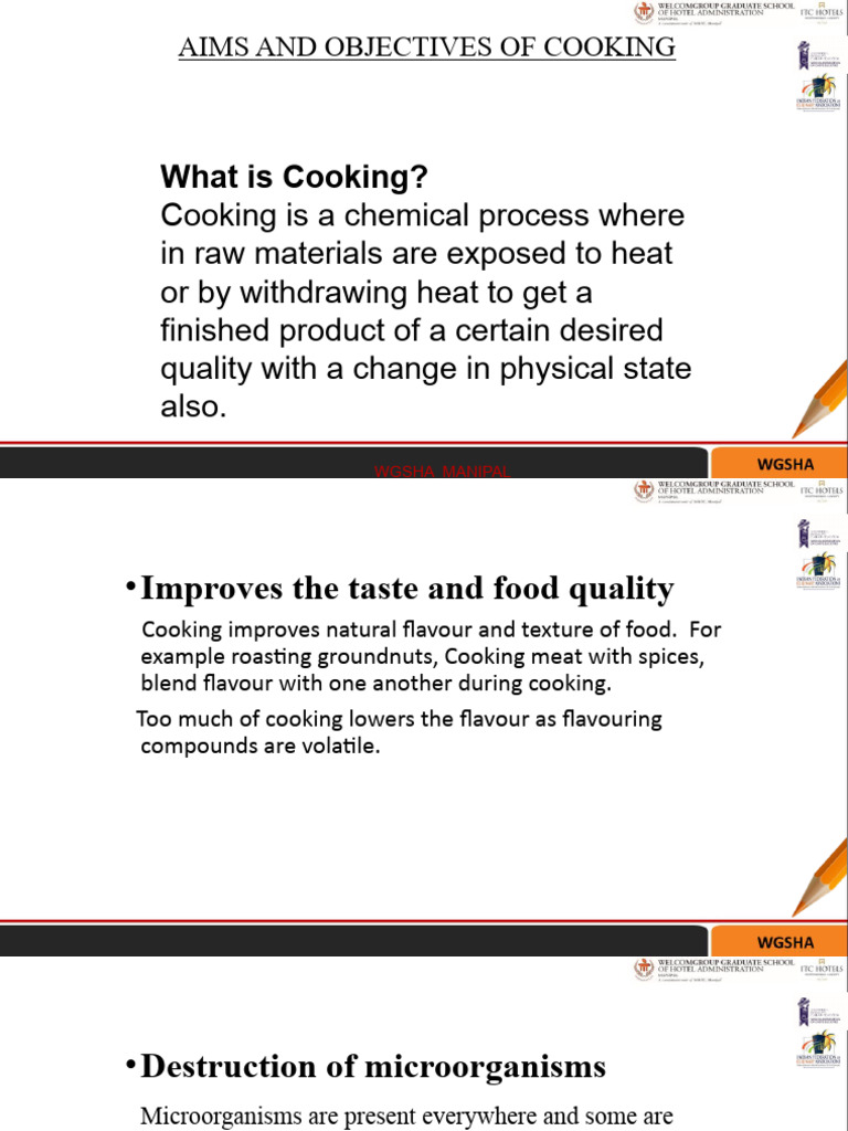 Action of Heat On Food | PDF | Taste | Heat Transfer