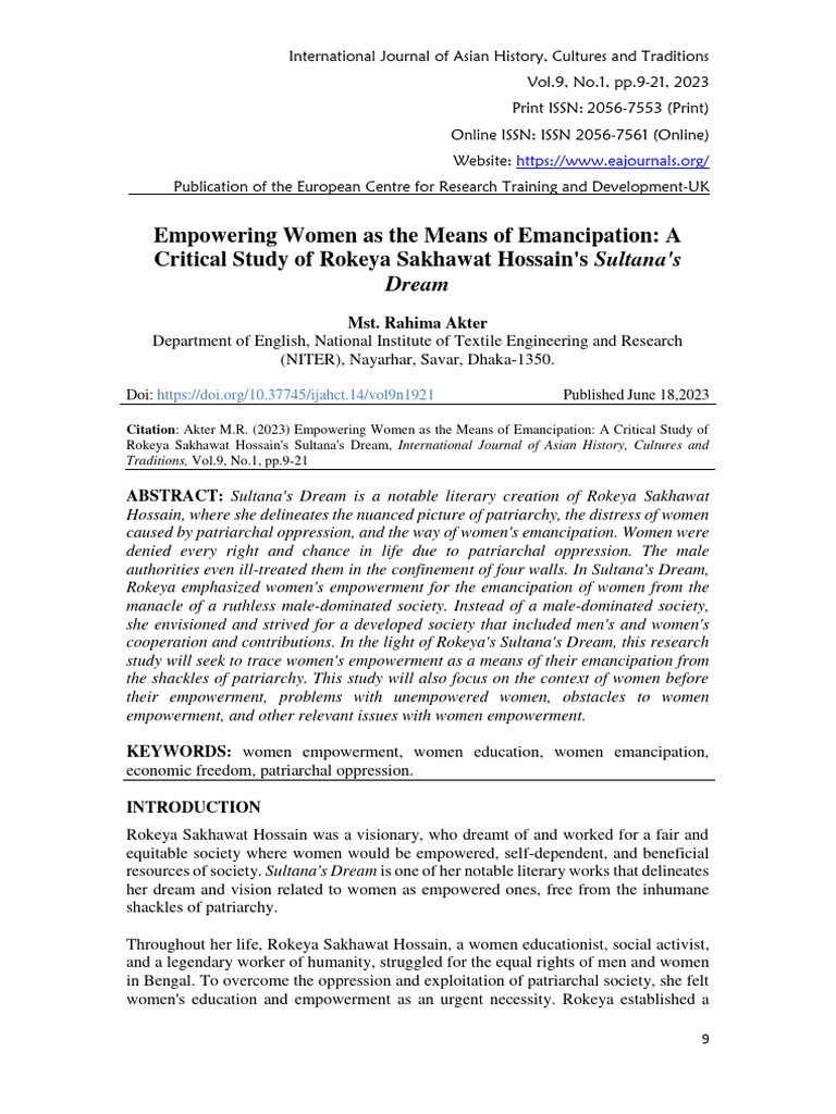 Empowering Women Document Pdf Woman Feminism