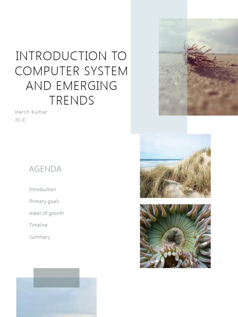 Introduction To Computer System and Emerging Trends | PDF | Electronic ...
