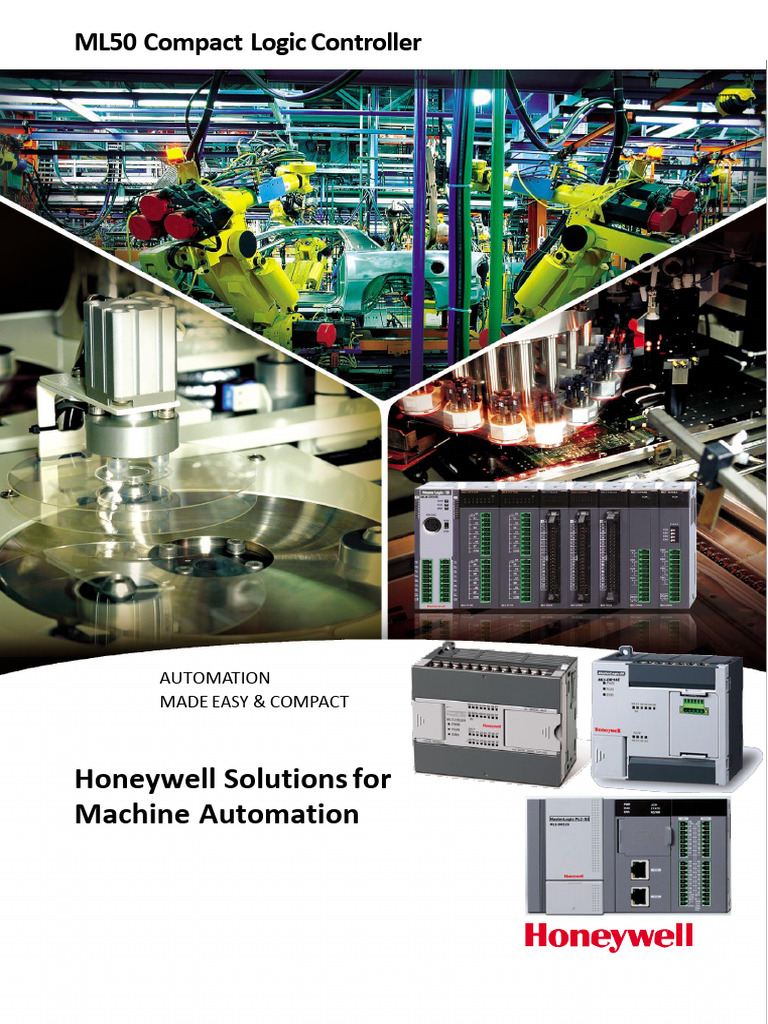 Honeywell ML50 Compact Logic Controller | PDF | Programmable Logic ...