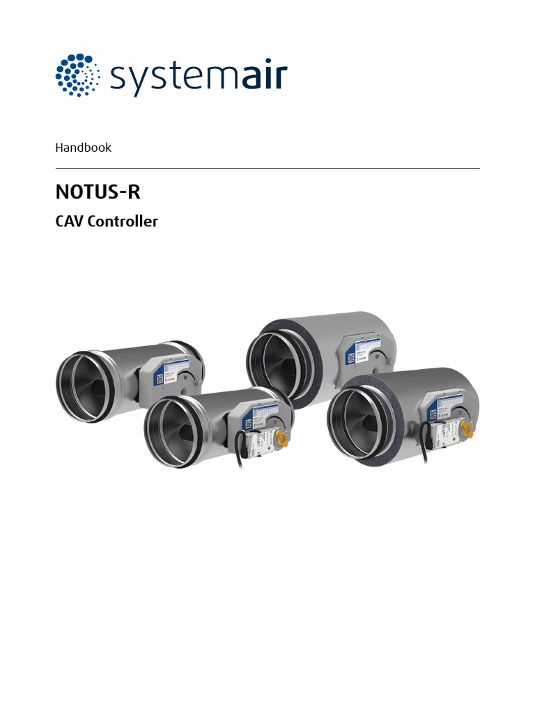 Notus-R CAV Controller Handbook | PDF | Duct (Flow) | Building Engineering
