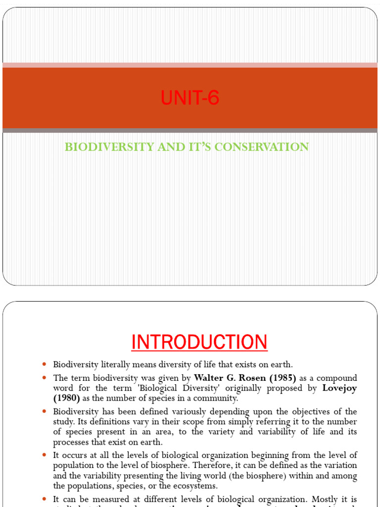 6 Biodivesity And Its Conservation Pdf Conservation Biology Himalayas
