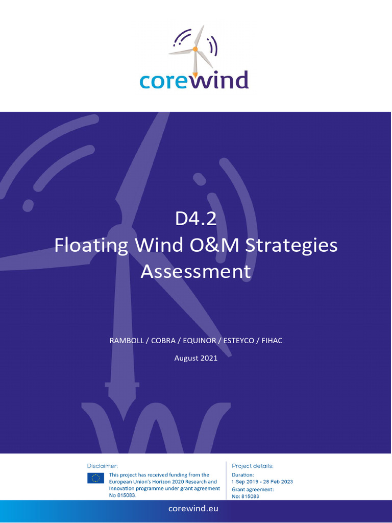 Corewind d4 2 floating wind o and m strategies assessment pdf