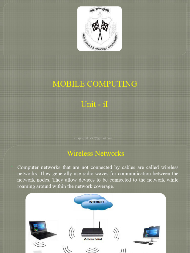 MC unit-II | Download Free PDF | Channel Access Method | Bluetooth