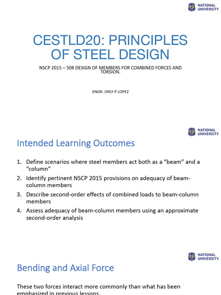 7.0 Beams - Column Member | PDF | Bending | Beam (Structure)