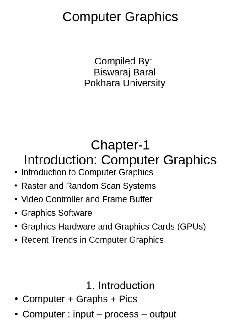 Computer Graphics for Students | PDF | Computer Graphics | Pixel