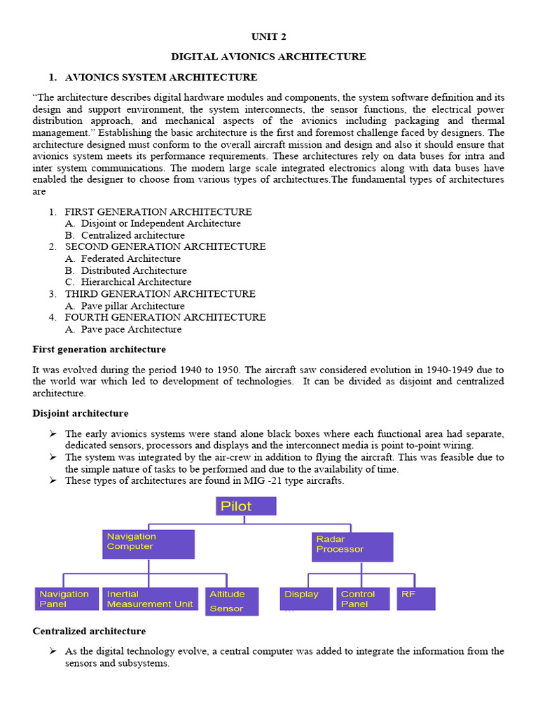 Digital Avionics System Architectures | PDF | Telecommunications ...
