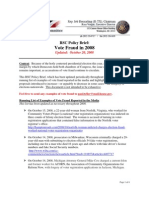 Vote Fraud in 2008: RSC Policy Brief