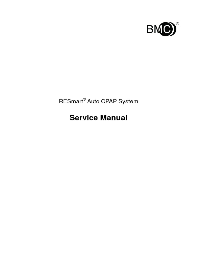 Cpap - Resmart - Service Manual | PDF | Electrical Connector ...
