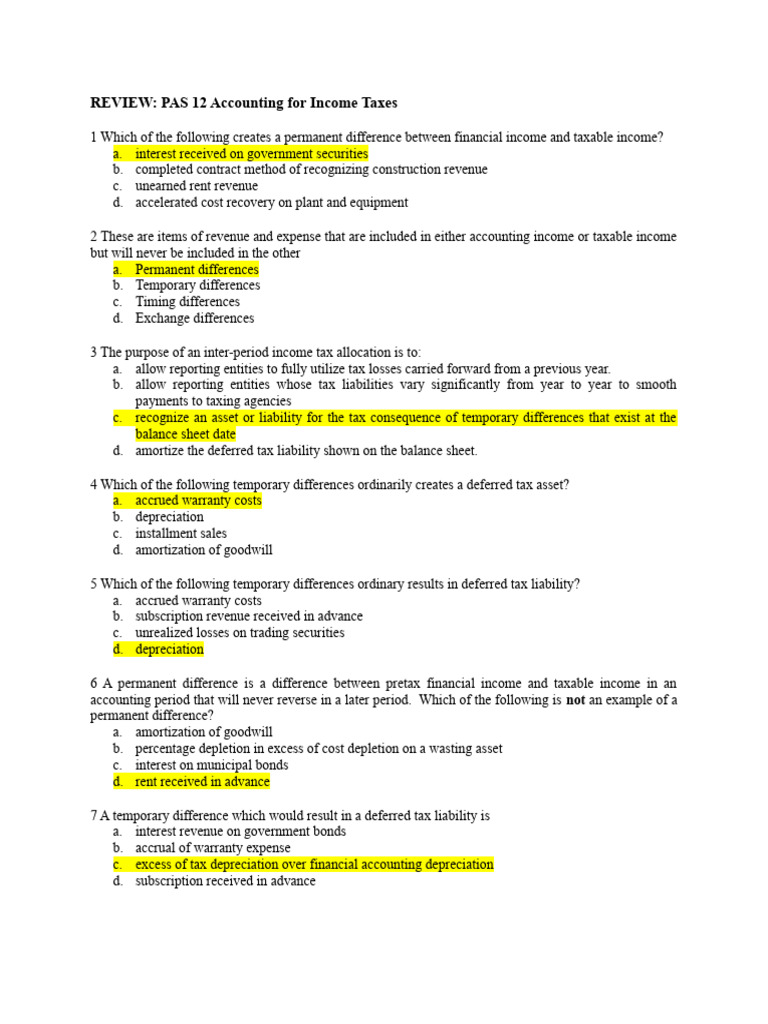 pas-12-accounting-for-income-taxes-student-pdf-deferred-tax-expense