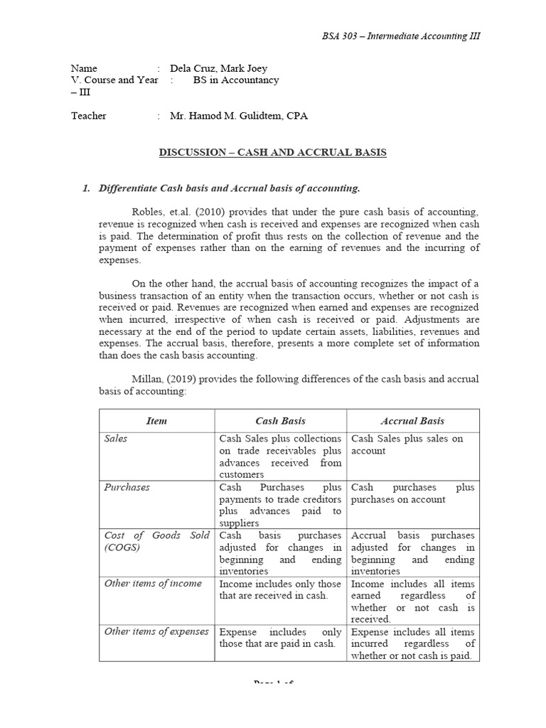 SodaPDF Converted Cash To Accrual | PDF | Basis Of Accounting ...