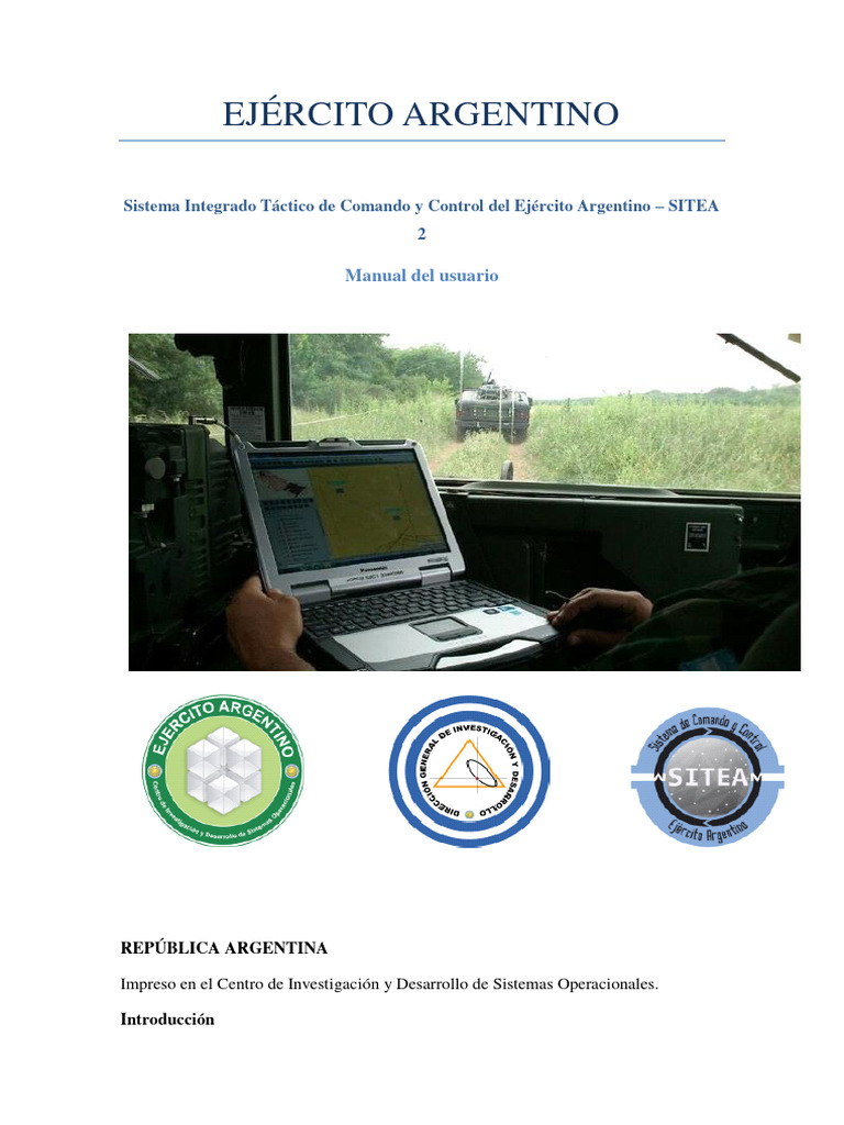 Manual del Sistema SITEA del Ejército Argentino | PDF | Ventana ...