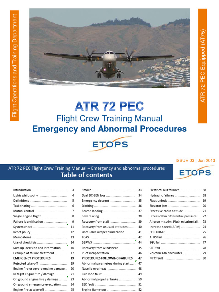 Banco 1 Atr72 | PDF | Takeoff | Aircraft