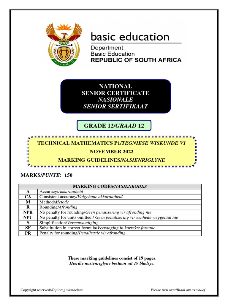 TECHNICAL DRAWING 2022 PAPER 1 visual data 8