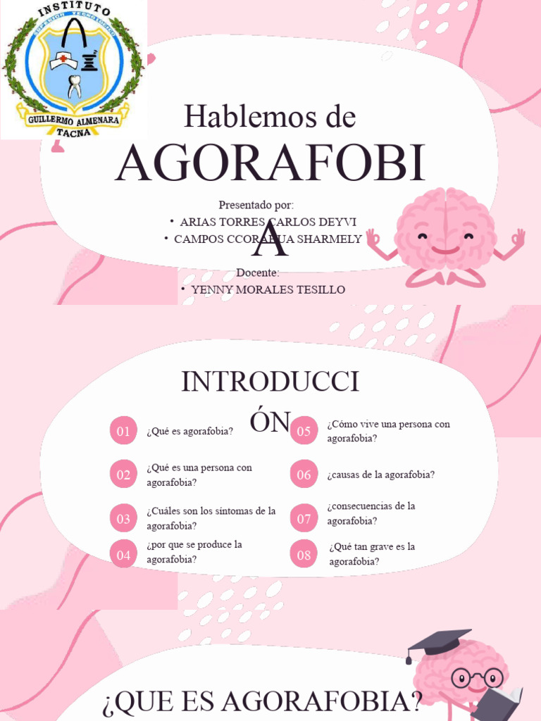 AGORAFOBIA | PDF | Agorafobia | Ataque de pánico