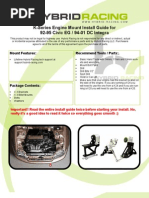Download Eg Dc Kswap Mount Kit Install Guide by Hybrid Racing SN74288791 doc pdf