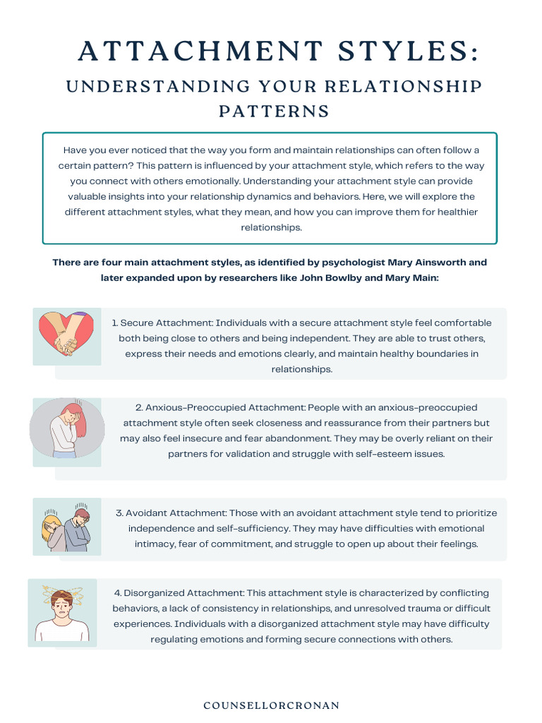 Understanding Attachment Styles | PDF | Attachment Theory | Intimate ...