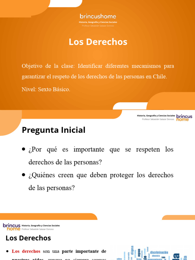 Derechos Humanos en Chile: Educación Básica | PDF | Esclavitud | Justicia