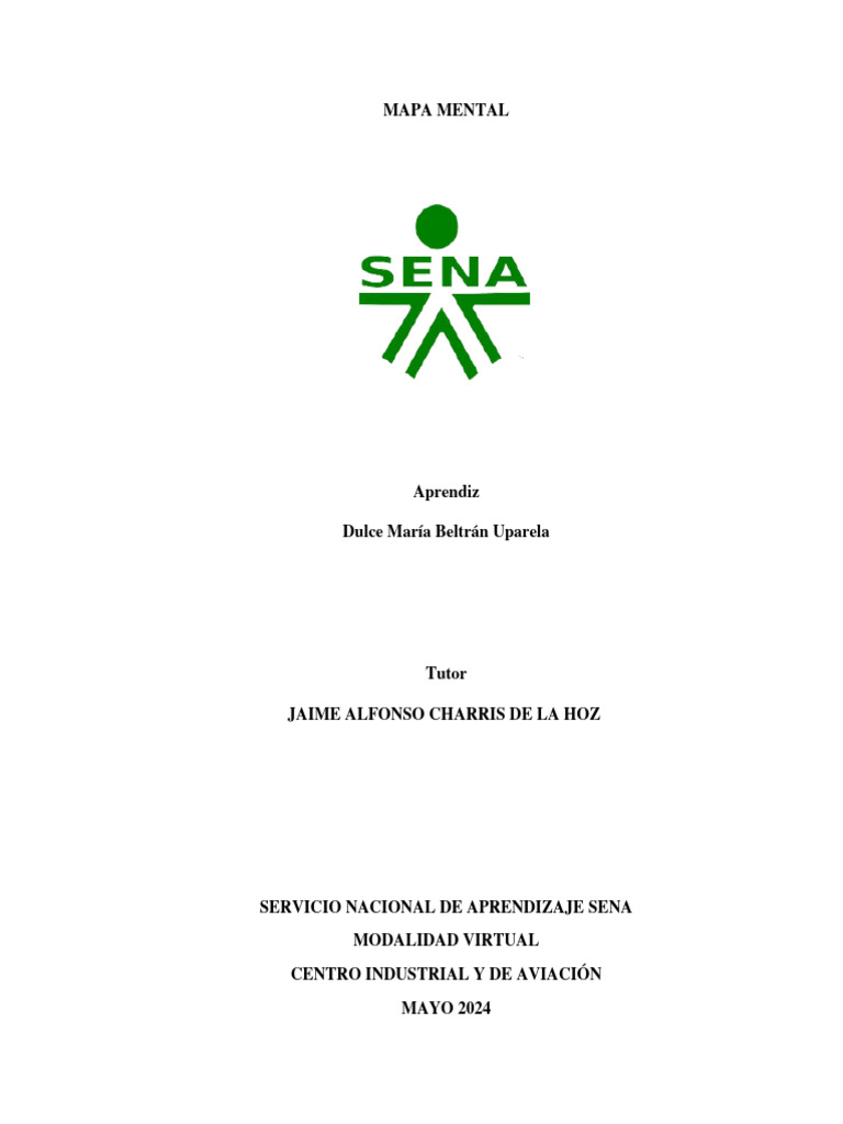 Mapa Mental de la Cadena de Suministro SENA | PDF | Logística | Economias