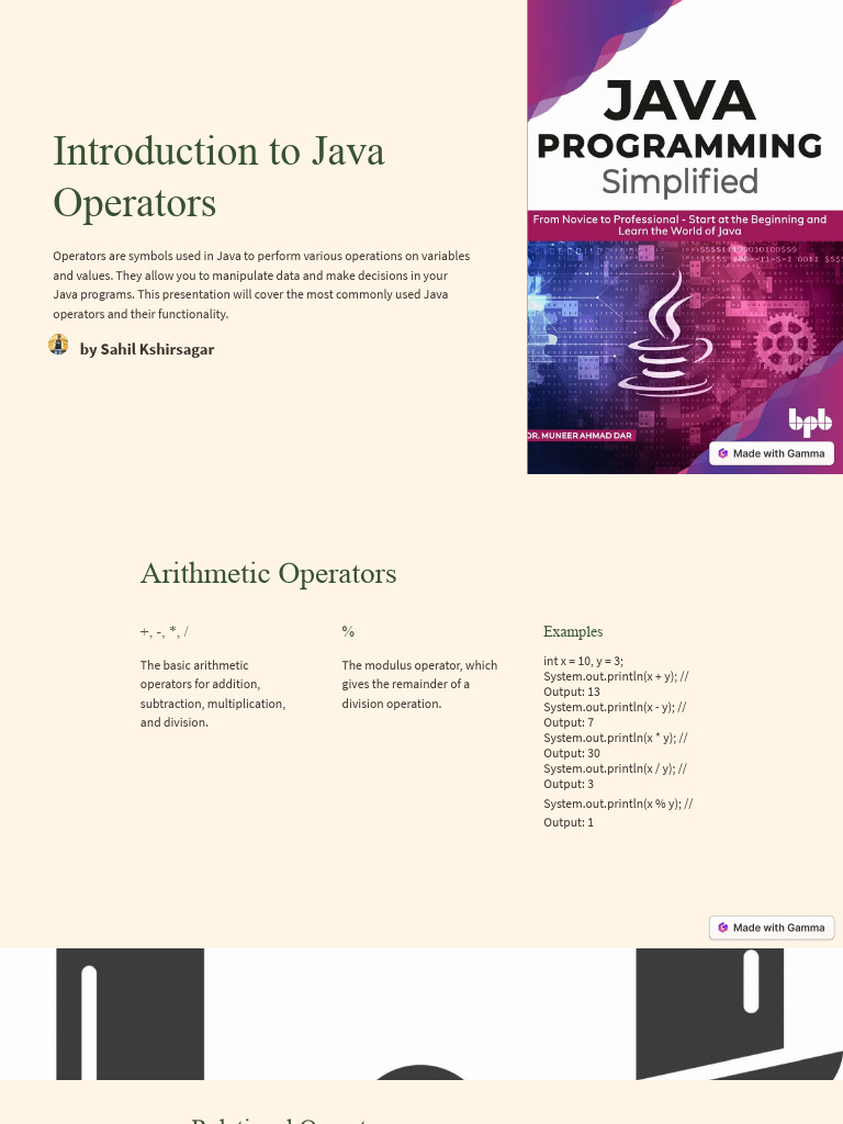 Introduction-to-Java-Operators | Download Free PDF | Software ...