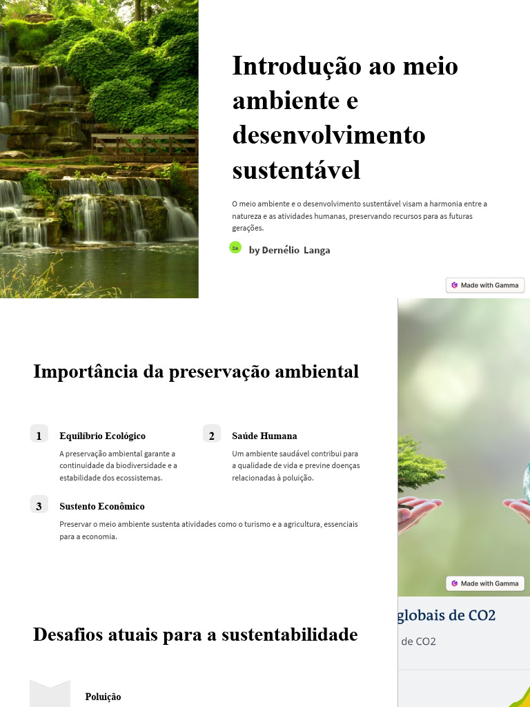 Sustentabilidade e Preservação Ambiental | PDF | Sustentabilidade ...