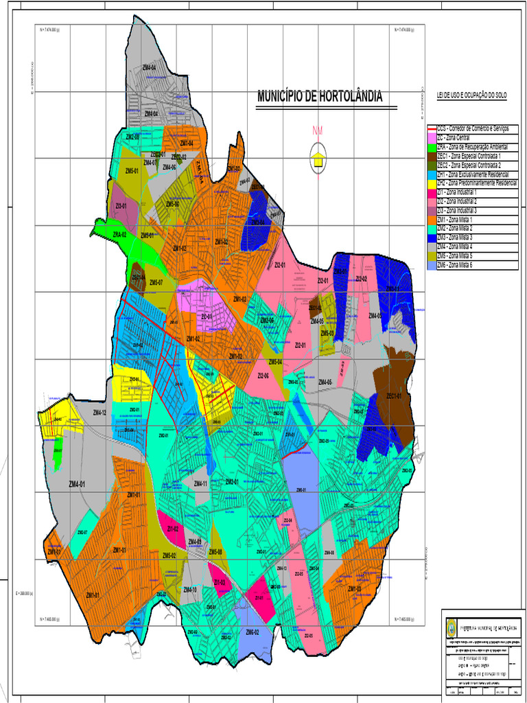 ANEXO III - PLANO DIRETOR - MAPA DE ZONEAMENTO 2018 Corrigido | PDF