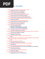 PTW Exam Questions and Answers Guide | PDF | Personal Protective ...