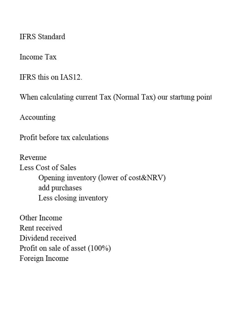 Tax Class 1 PDF Taxes