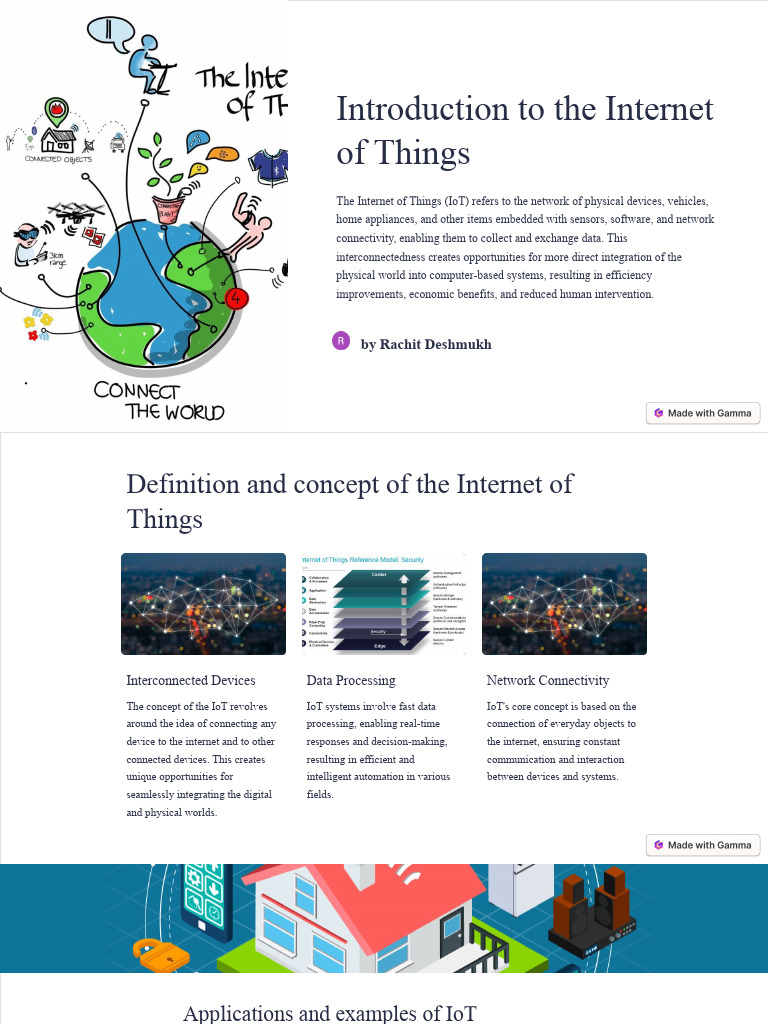 IoT: Transforming Connectivity | PDF | Internet Of Things | Computing
