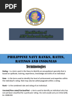 Philippine Navy Enlisted Ratings Overview | PDF | Armed Conflict | Nature