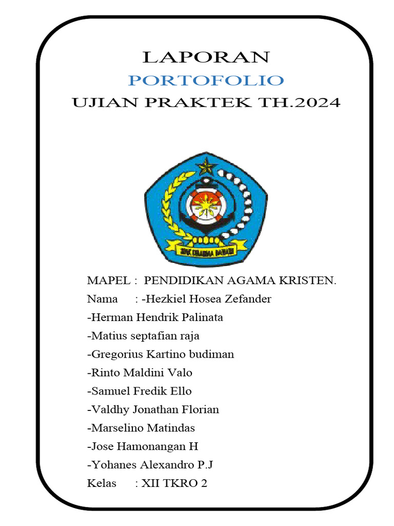 Portofolio Uprak TH 2024 | PDF