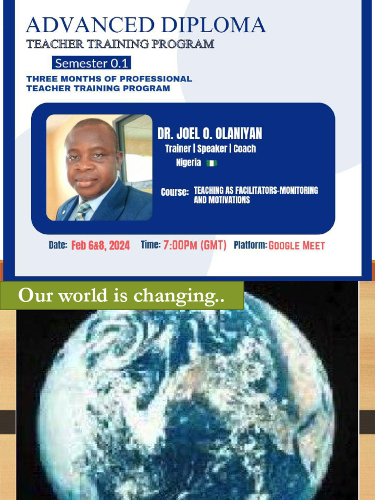 Teaching As Facilitator Of Learning Pdf Learning Teachers