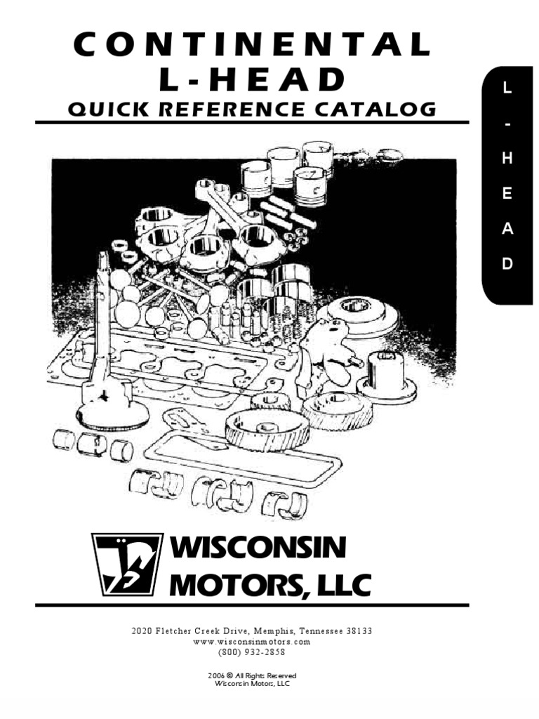 Continental F163 Engine Parts Catalog | PDF | Cylinder (Engine) | Piston