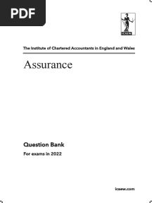 ICAEW Assurance QB - 2022
