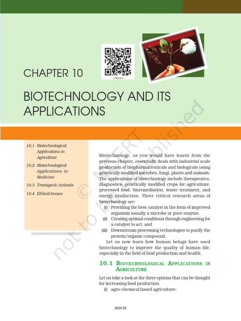 Biotechnology and its applications | Download Free PDF | Rna ...