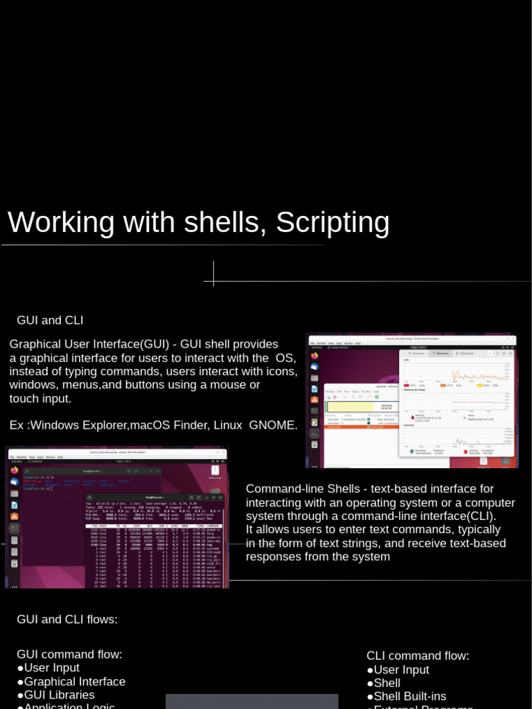 Working With Shells, Scripting | PDF | Shell (Computing) | Command Line ...