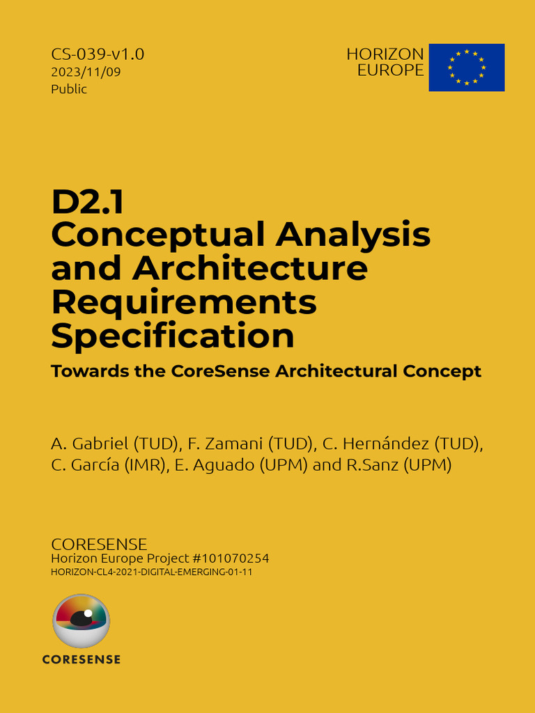 Coresense D2.1 | PDF | System | Systems Engineering