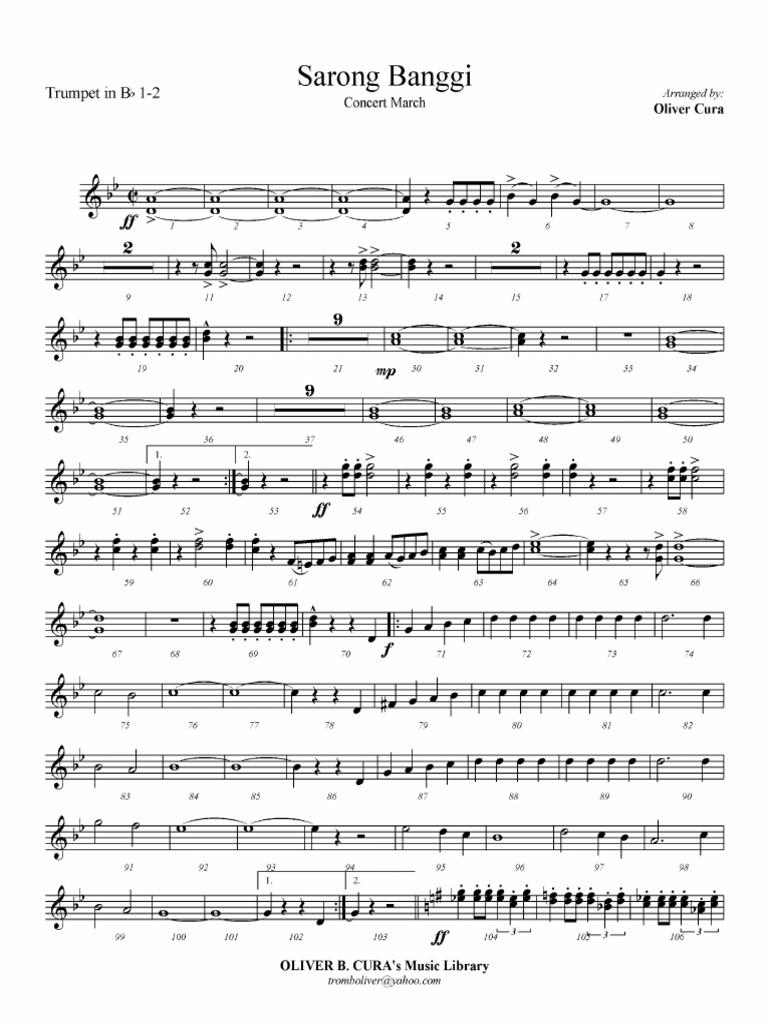 Sarong Banggi Concert March 1 | PDF