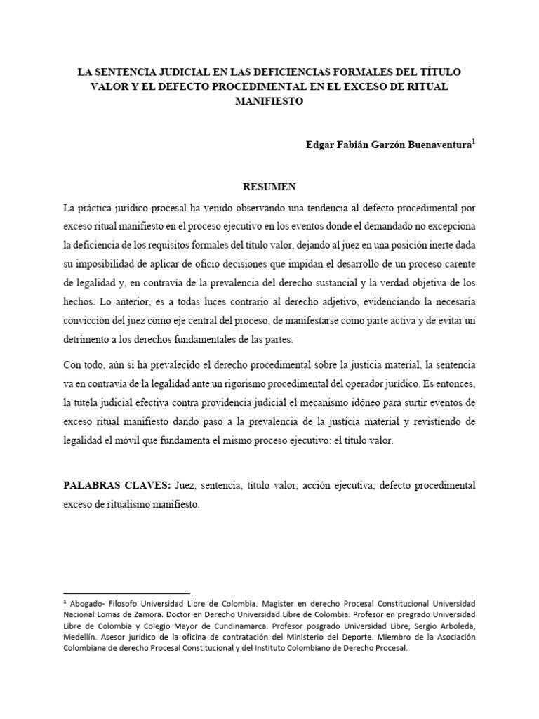 La Sentencia Judicial | PDF | Caso de ley | Sentencia (ley)