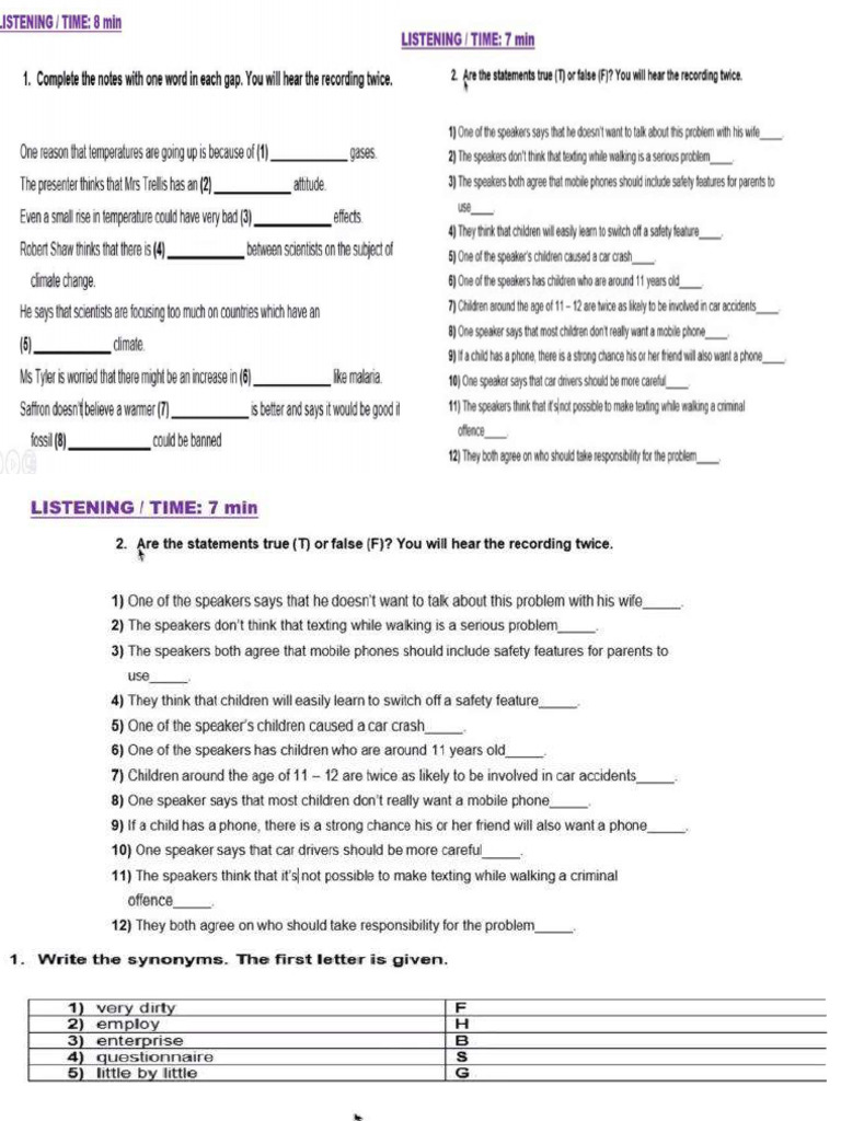 B2 Final Exam | PDF