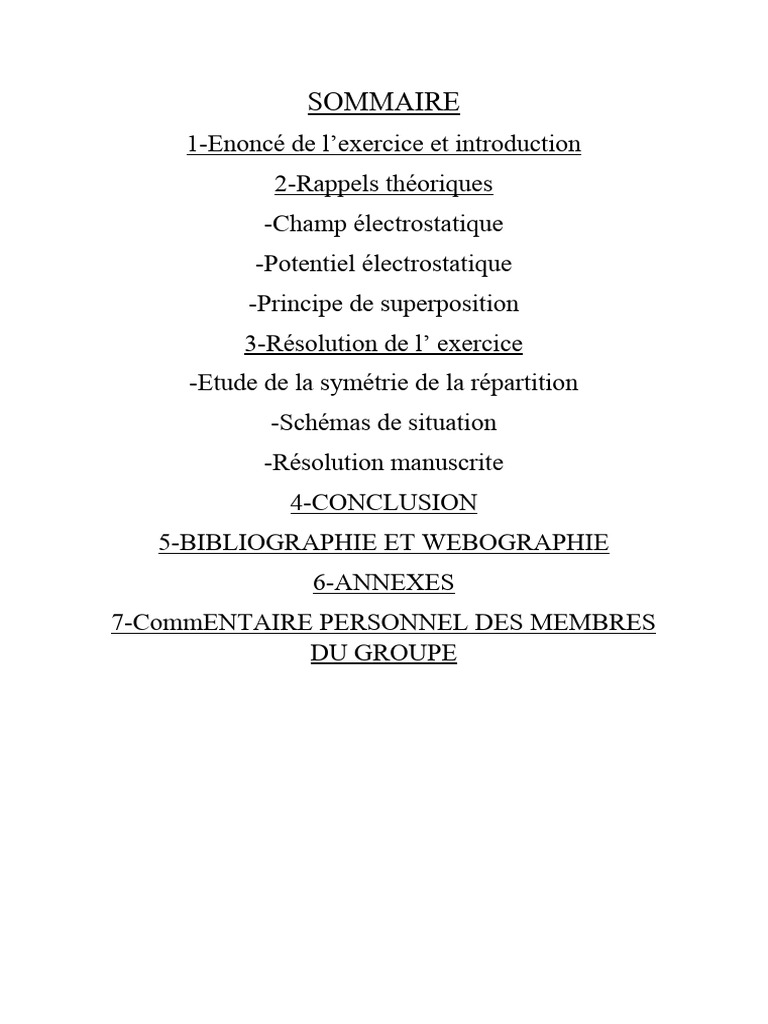 Exemple de webographie en électrostatique | PDF | Champ électrique ...