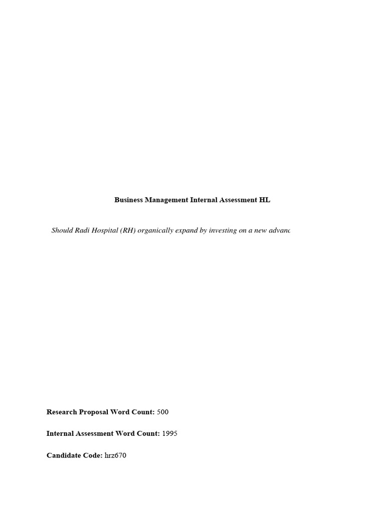 BM IA Final Mohammed | PDF | Ct Scan | Investing